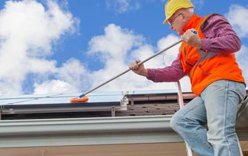 Fort George soft wash roof cleaning